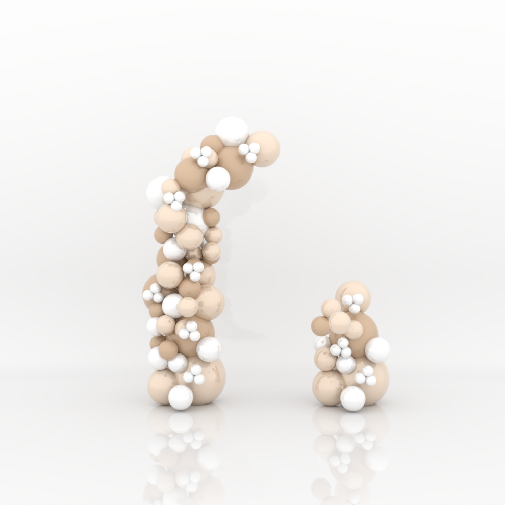 First Communion – Minimal Decoration (Custom) – Beige