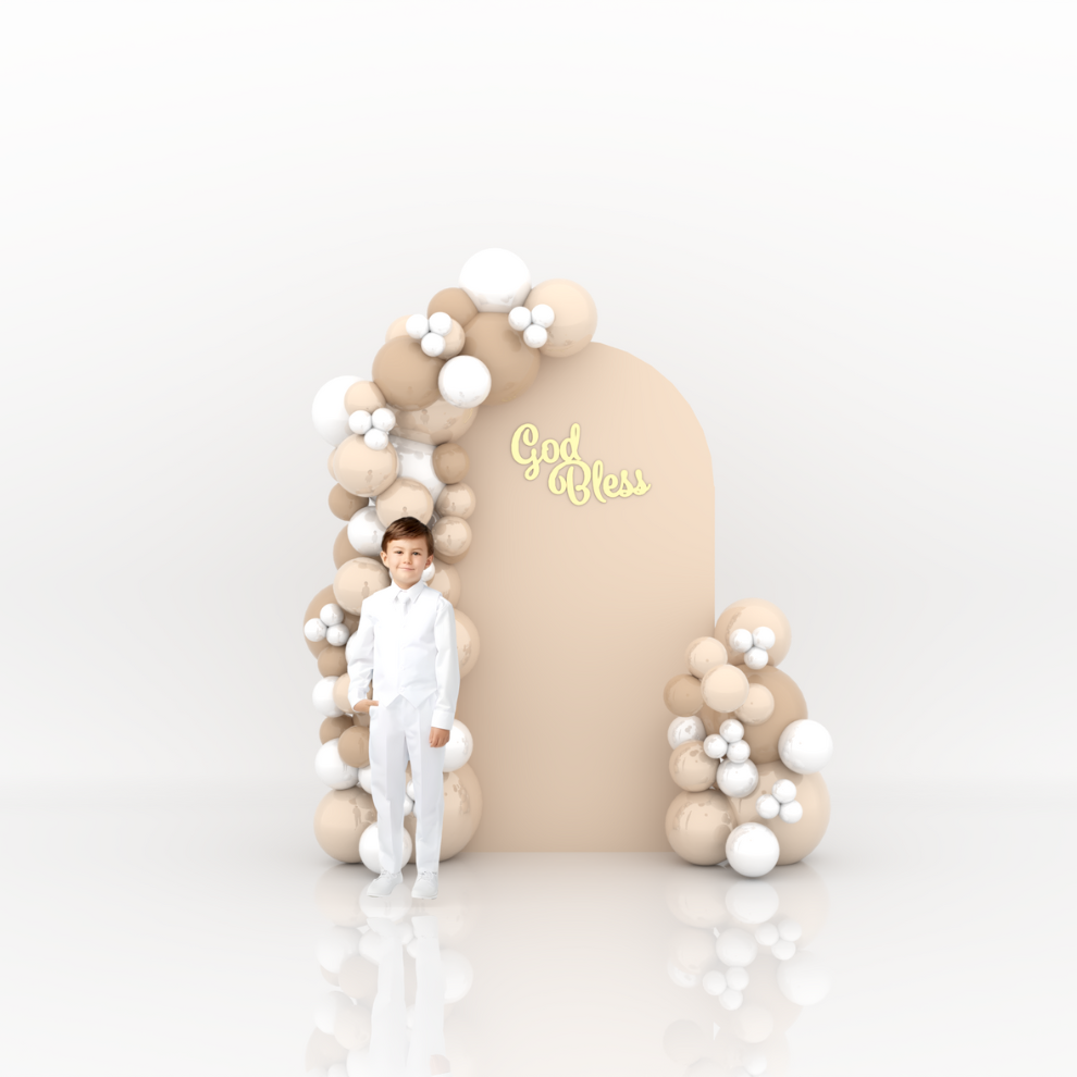 First Communion – Minimal Decoration (Custom) – Beige