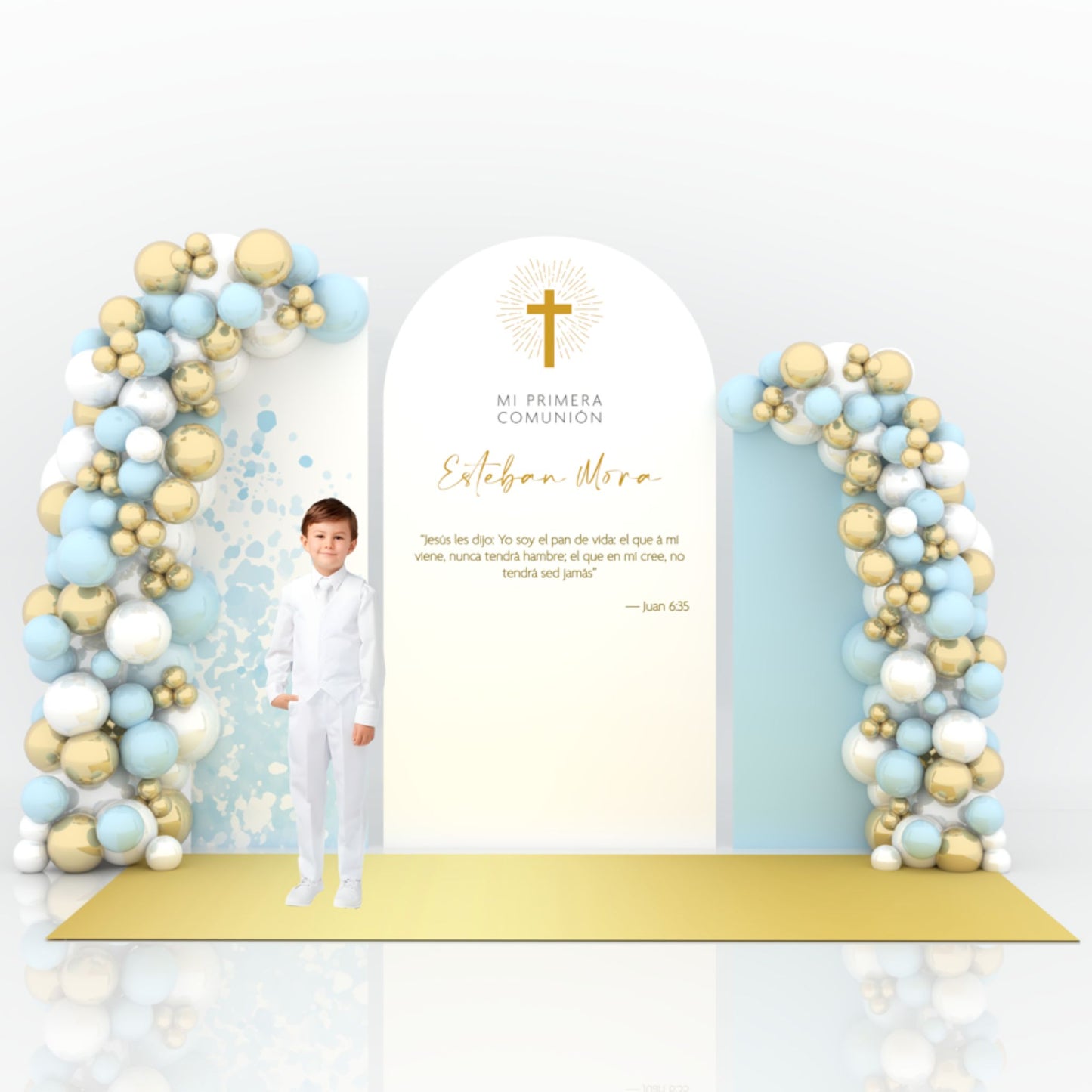 Signature Decoration First Communion - Blue (Customized)