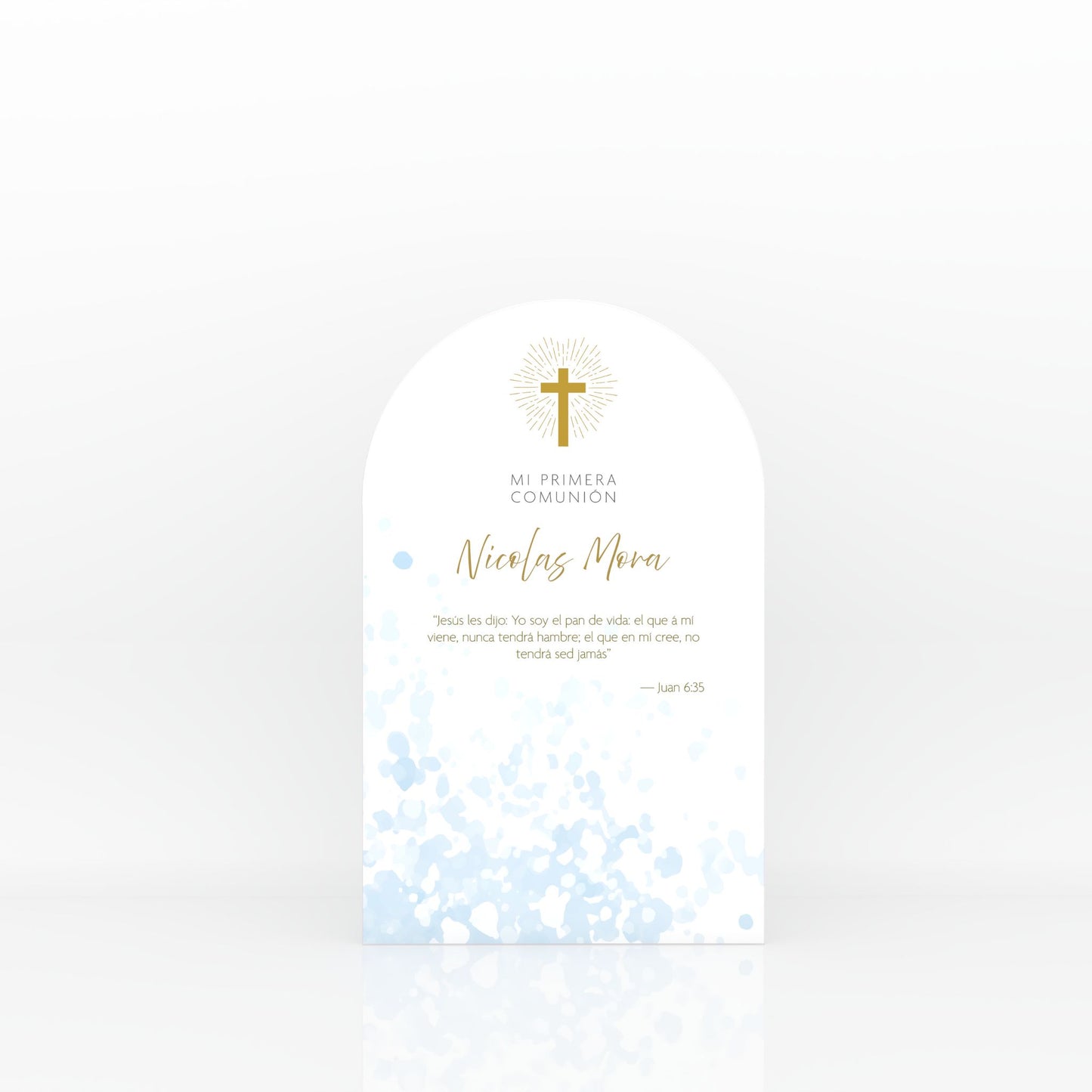 Essential Decoration First Communion - Blue (Customized)
