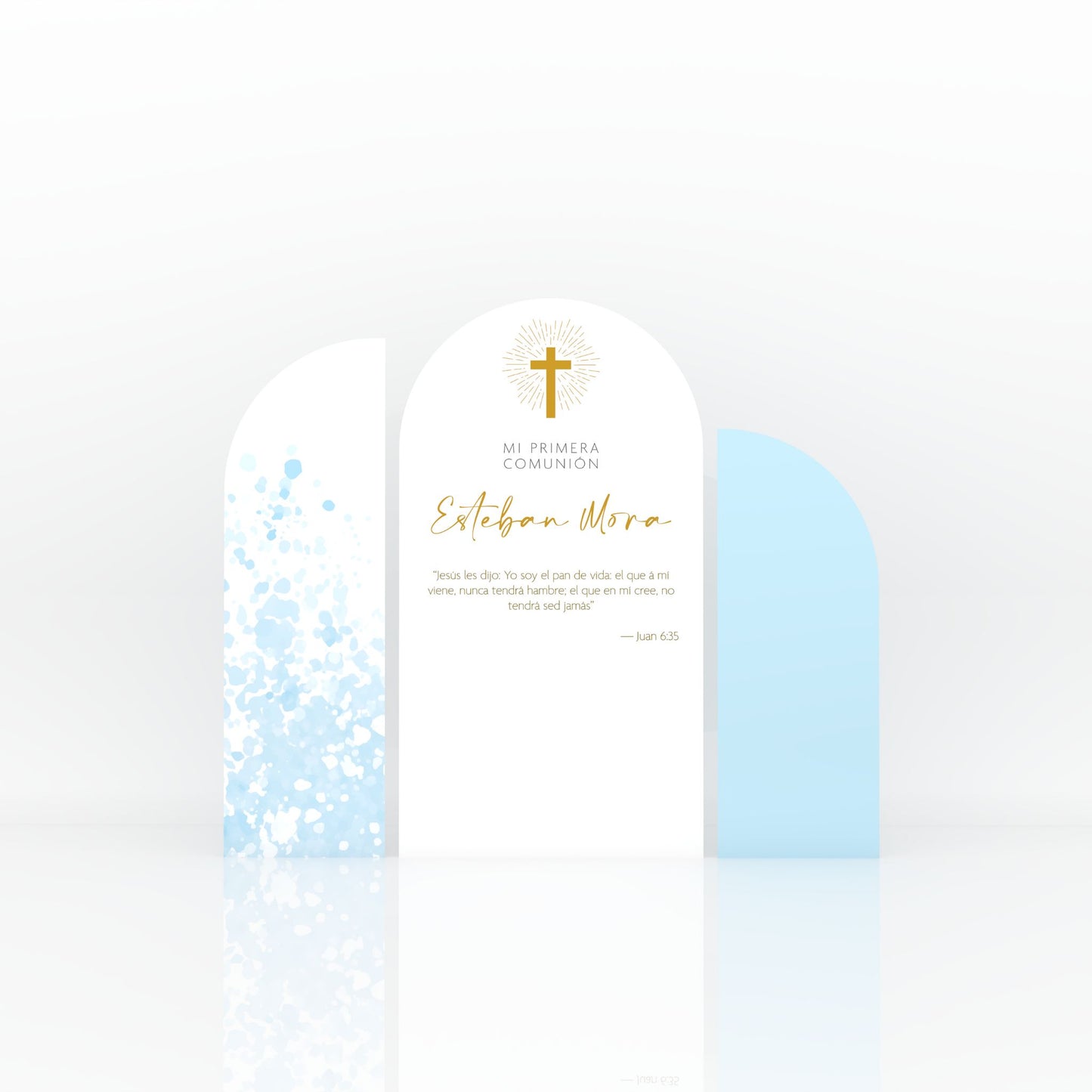 Signature Decoration First Communion - Blue (Customized)