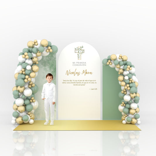 Signature Decoration Primera Comunión - Verde Personalizado
