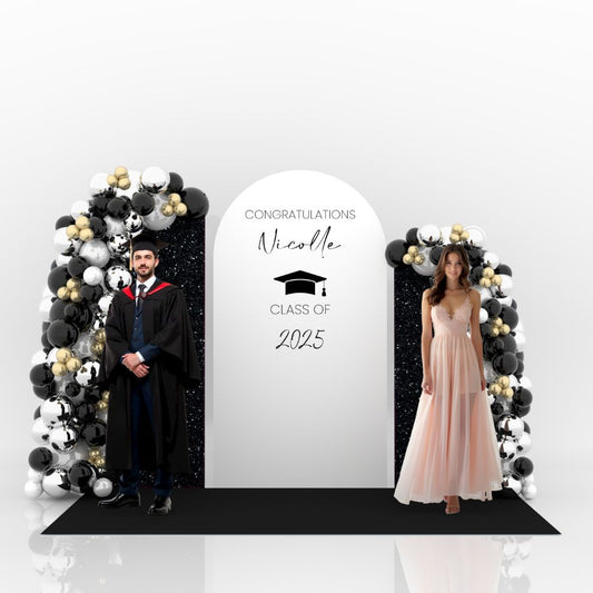 Signature Graduation Decoration – Gold & Silver (Customized)